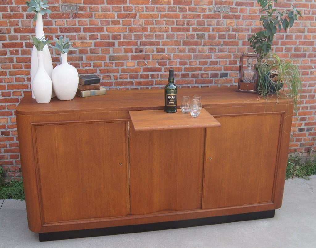 Art Deco Buffetkast, Huis en Inrichting, Kasten | Buffetkasten, Ophalen, Gebruikt, 100 tot 150 cm, Eikenhout