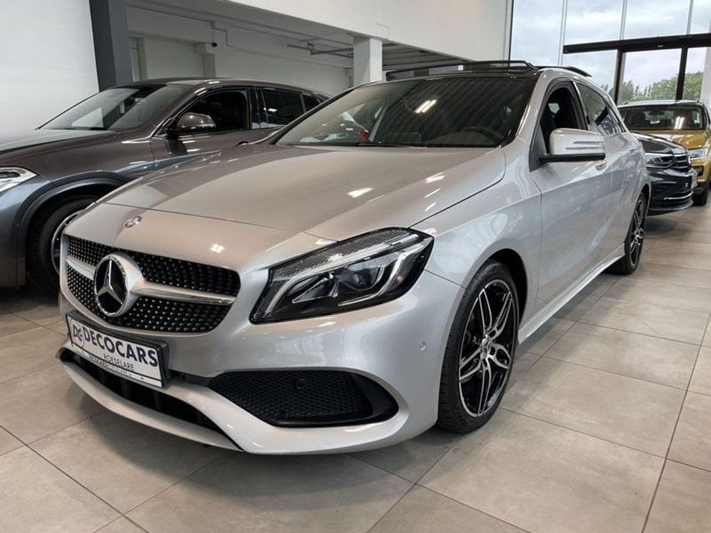 Mercedes-Benz A Panoramisch open dak / Navigatie / Camera /, Auto's, 90 kW, 122 pk, Emergency brake assist, Zilver of Grijs