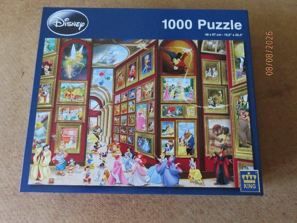 Puzzle Disney - 1000 pièces, Hobby & Loisirs créatifs, Enlèvement ou Envoi, 500 à 1500 pièces, Comme neuf, Puzzle