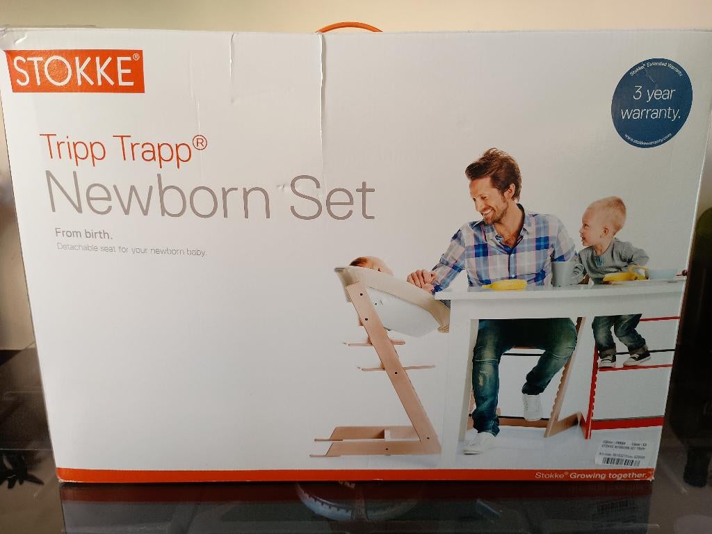 Trip trap newbornset, Kinderen en Baby's, Kinderstoelen, Zo goed als nieuw, Meegroeistoel, Gordel(s), Ophalen