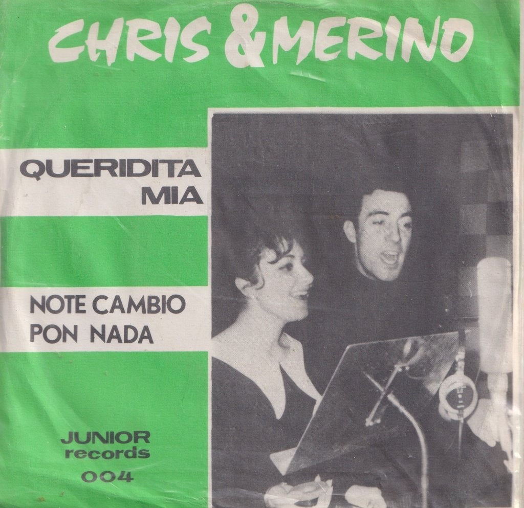 Chris & Merino – Queridata Mia / Note cambio pon nada, Enlèvement ou Envoi, Utilisé, 7 inch, Pop