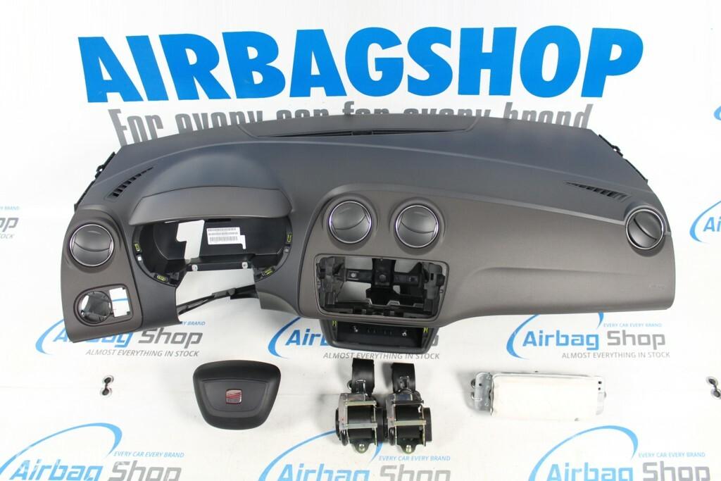 Airbag set - Dashboard zwart bruin Seat Ibiza 6J (2008-2015)