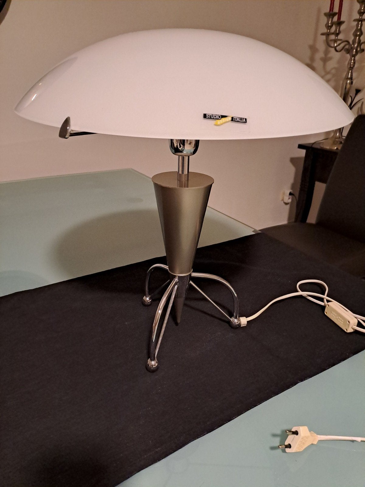 Disign Italia muschroomlamp, Ophalen