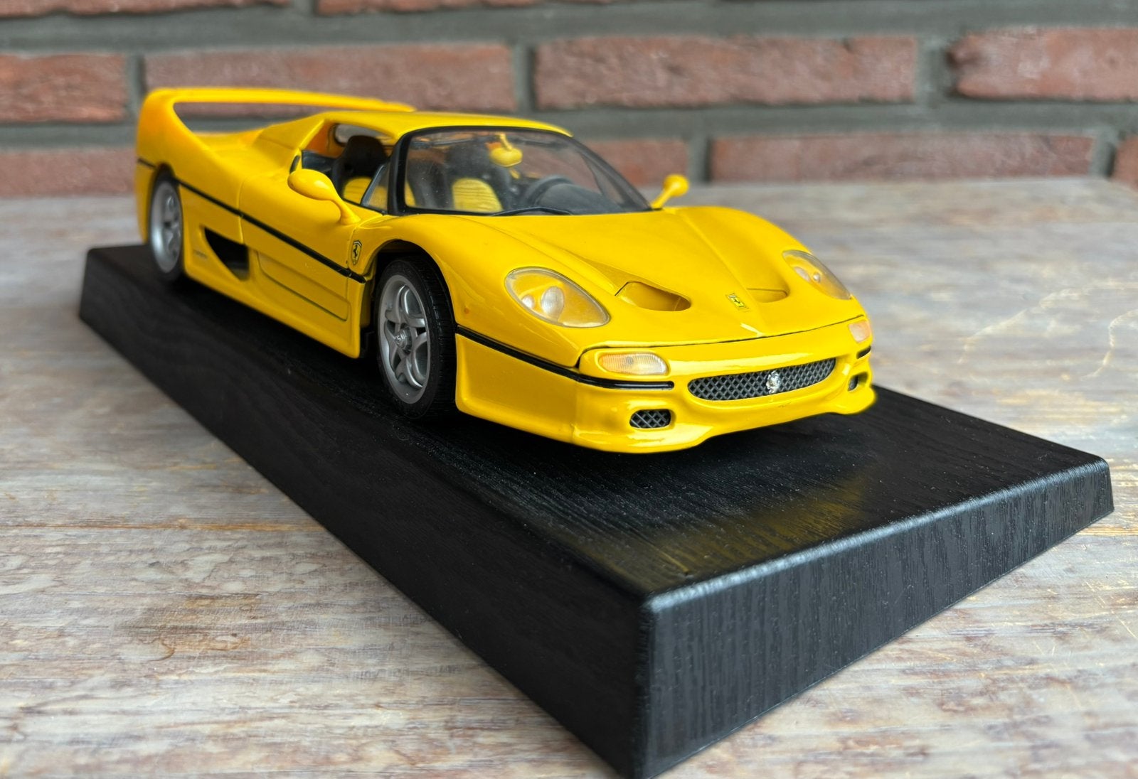 Maisto Shell Ferrari F50 (1995) – schaal 1:18 – met doos, Hobby en Vrije tijd, Ophalen of Verzenden, Zo goed als nieuw, Auto, Maisto