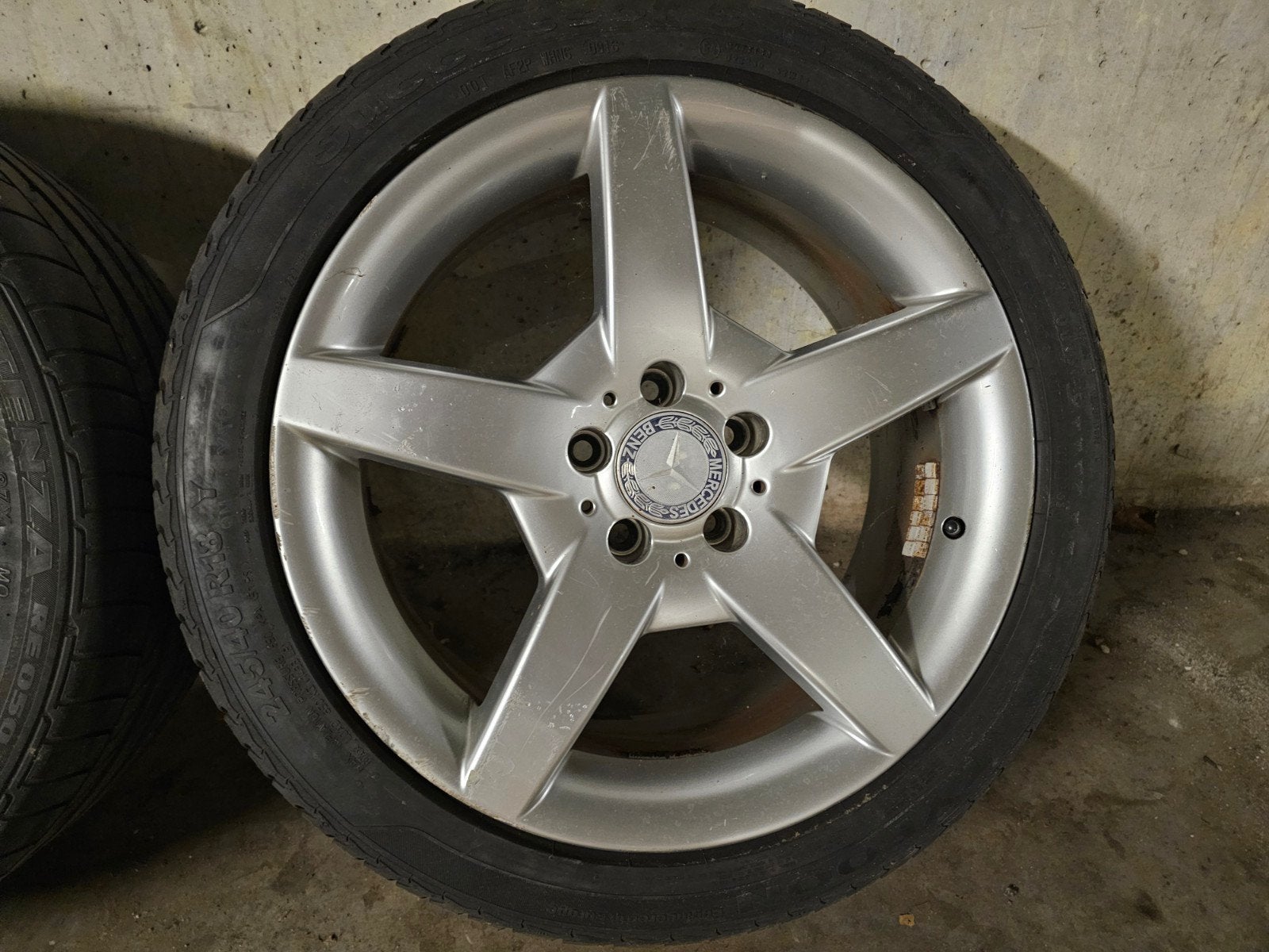 Mercedes clk 18inch velgen, 18 inch, Ophalen of Verzenden, Band(en), Personenwagen