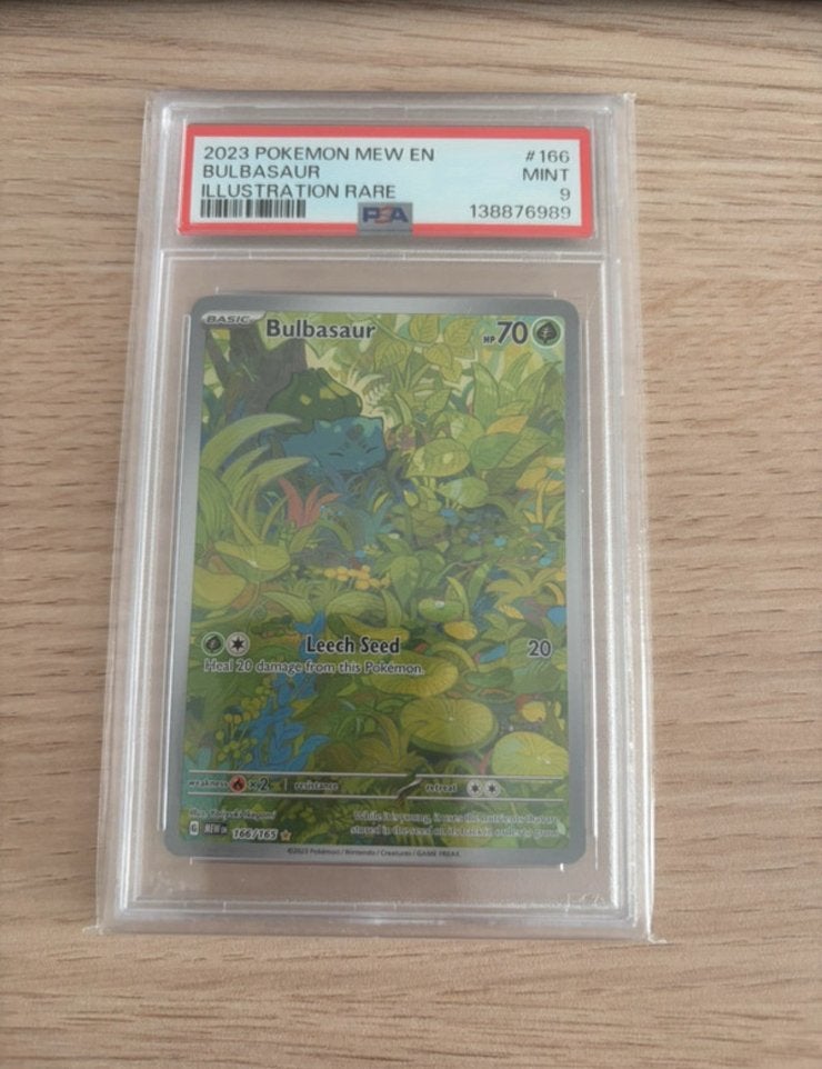 Bulbasaur 166 PSA9, Hobby en Vrije tijd, Verzamelkaartspellen | Pokémon, Ophalen, Nieuw, Losse kaart