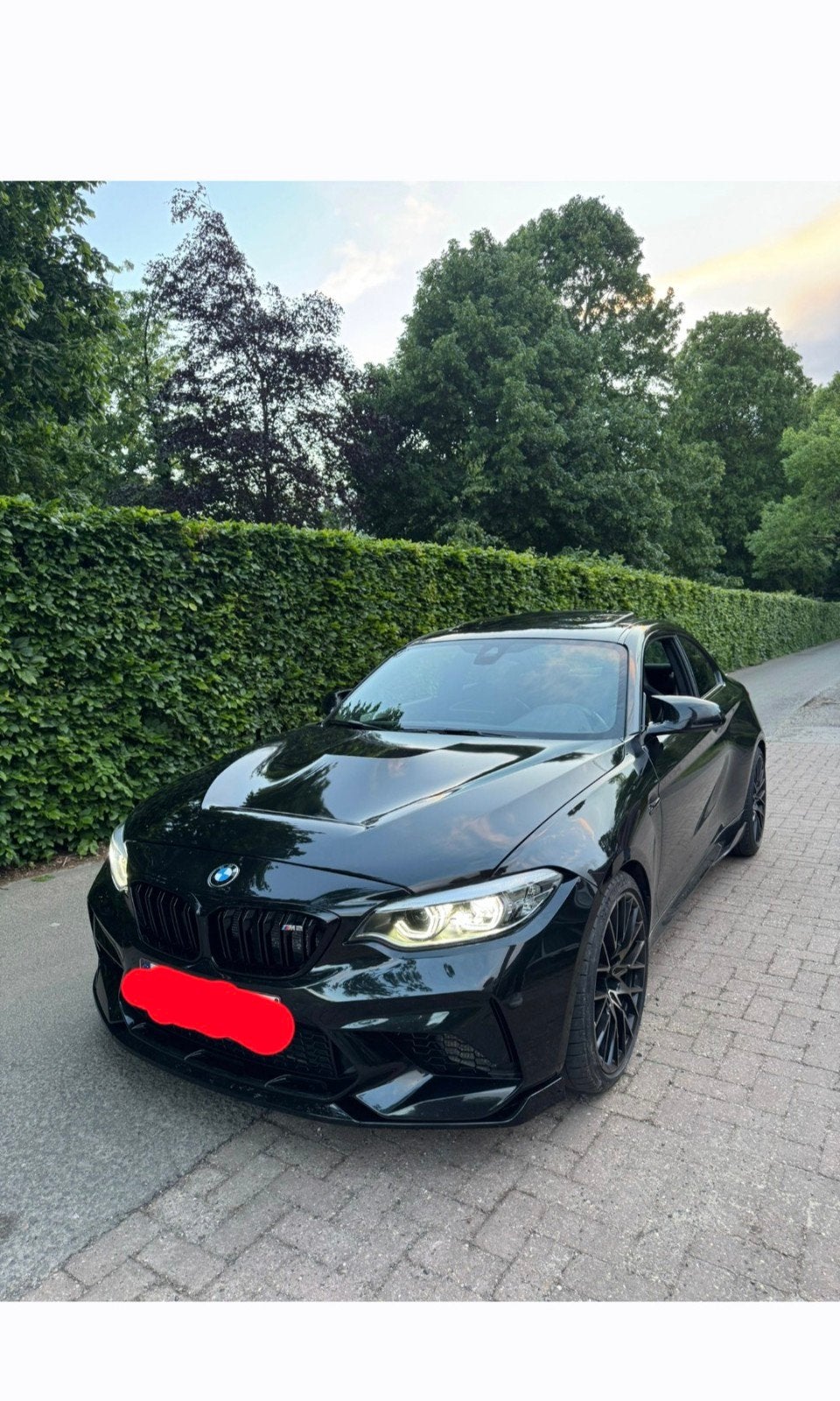 BMW m2 competition, Auto's, Automaat, Zwart, Leder, Lederen bekleding