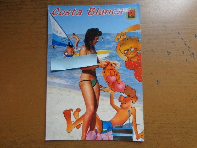 Postkaart Naakt - Costa Blanca, Enlèvement ou Envoi, 1980 à nos jours, Affranchie, Autres thèmes