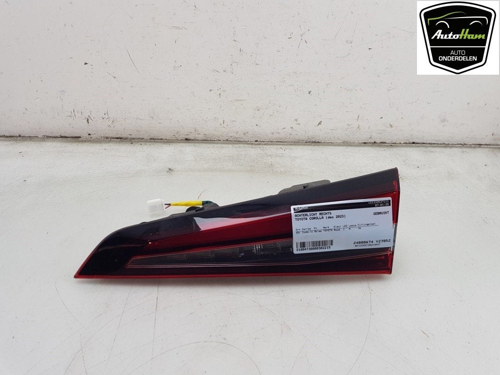 ACHTERLICHT RECHTS Toyota Corolla Touring Sport (E21 / EH1), Gebruikt, Toyota