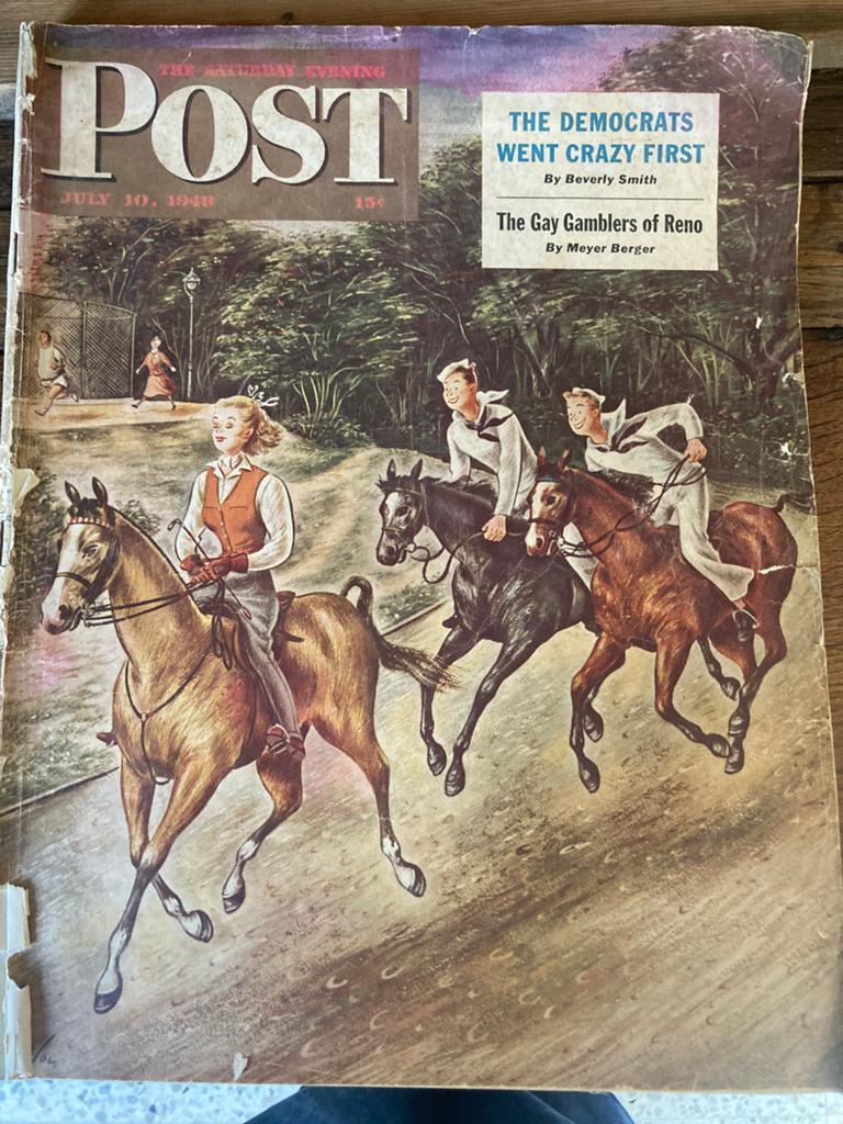 Tijdschrift Post, Boeken, Ophalen, Gelezen