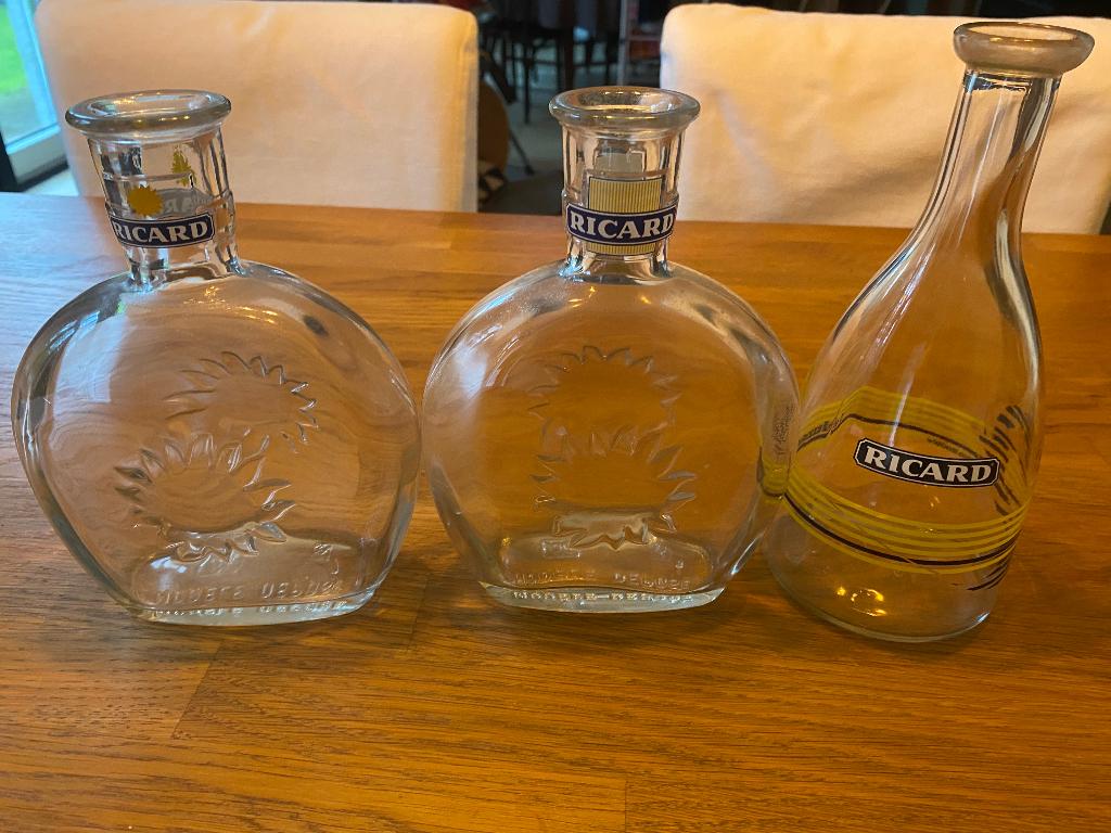 Carafes Ricard, Enlèvement, Utilisé