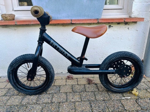 Trybike Steel loopfiets – zwart, Kinderen en Baby's, Ophalen, Gebruikt, Loopfiets