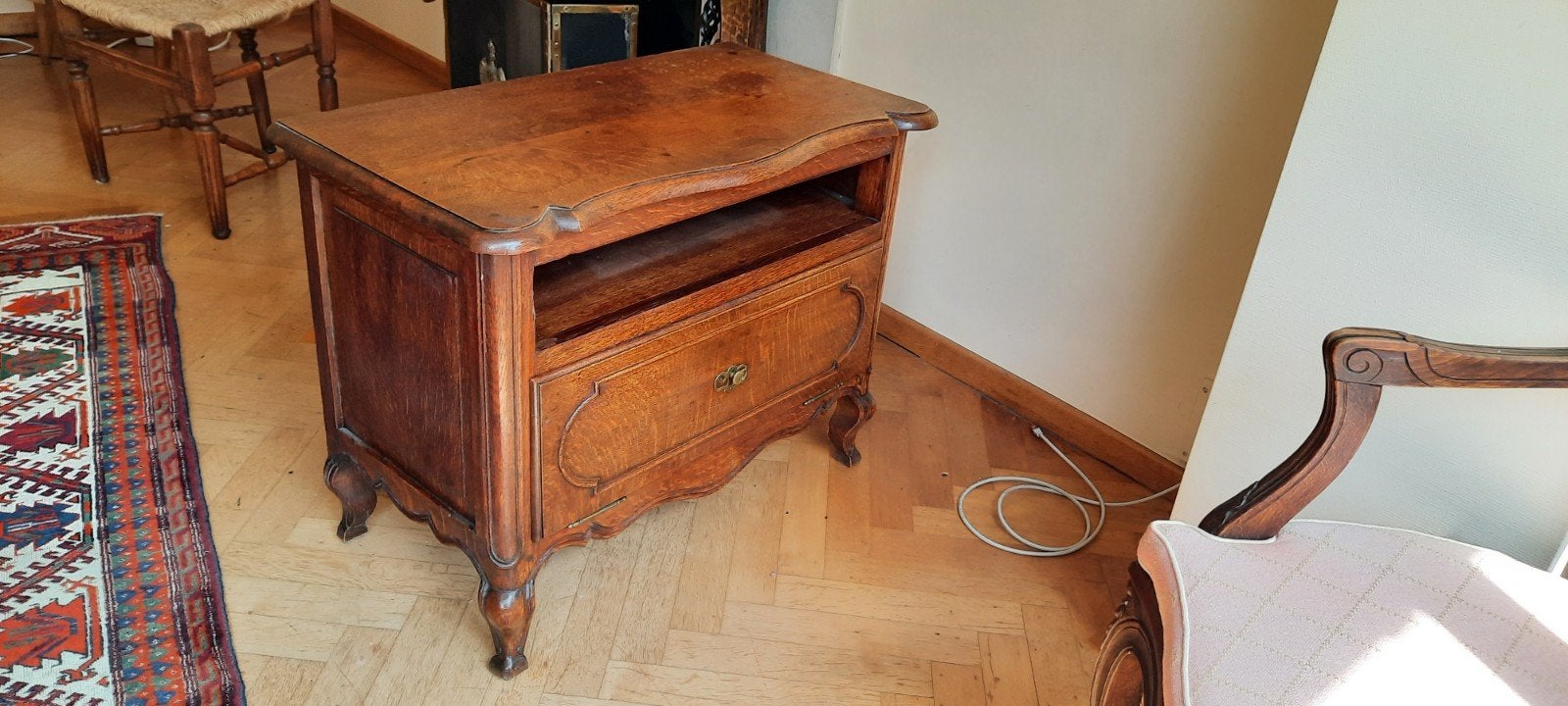Meuble en chêne  pour téléviseur, Maison & Meubles, Tables | Tables de salon, Chêne, Enlèvement