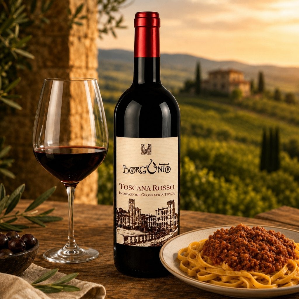 Borgunto Vino Toscano Rosso DOC – Vin toscan authentique, Ophalen of Verzenden