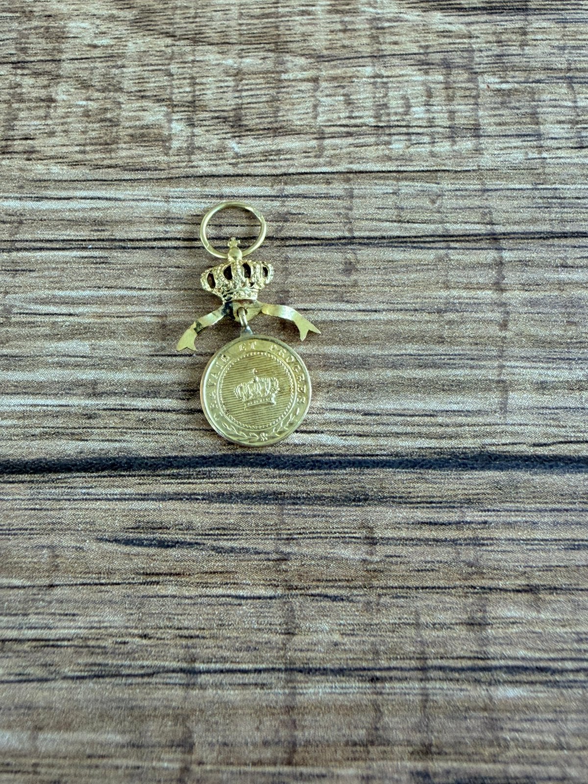 Medaille miniatuur 18kt goud, Verzamelen, Militaria | Algemeen, Ophalen of Verzenden