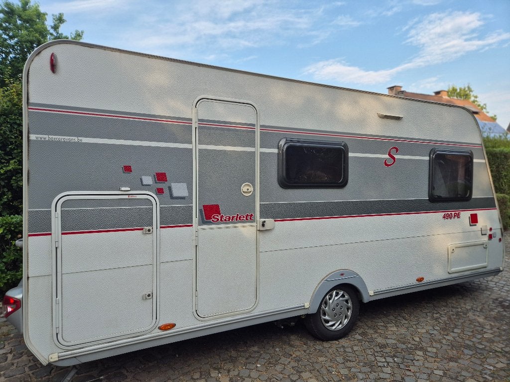 Sterckeman Starlett 490 PE - Mover - Stapelbed - Stapelbed, Caravans en Kamperen, Caravans, Sterckeman, Treinzit, Particulier