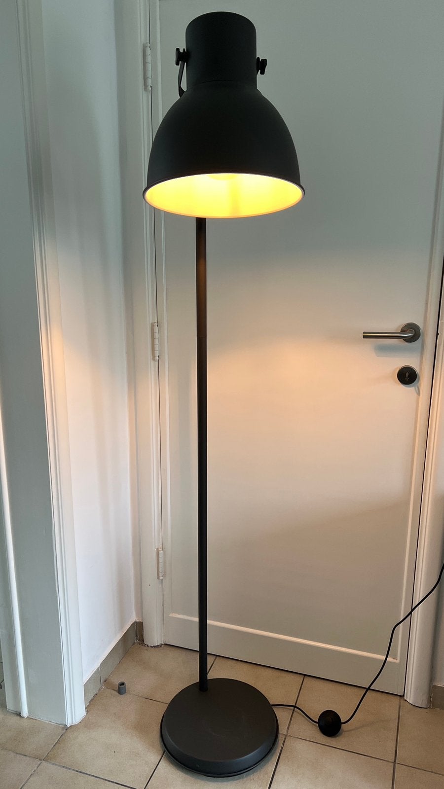 Staande lamp van IKEA. Model: Hektar., Ophalen, Gebruikt, Metaal