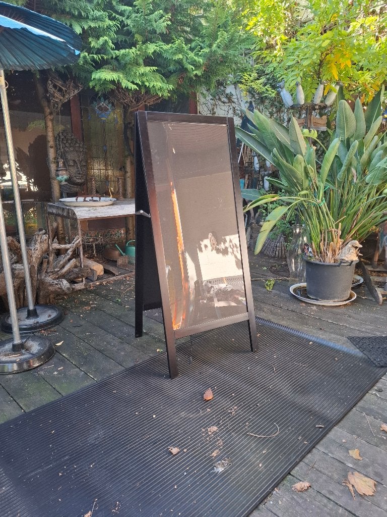 Dubbel stoepbord met fluo led (nog in verpakking), Ophalen, Verpakking