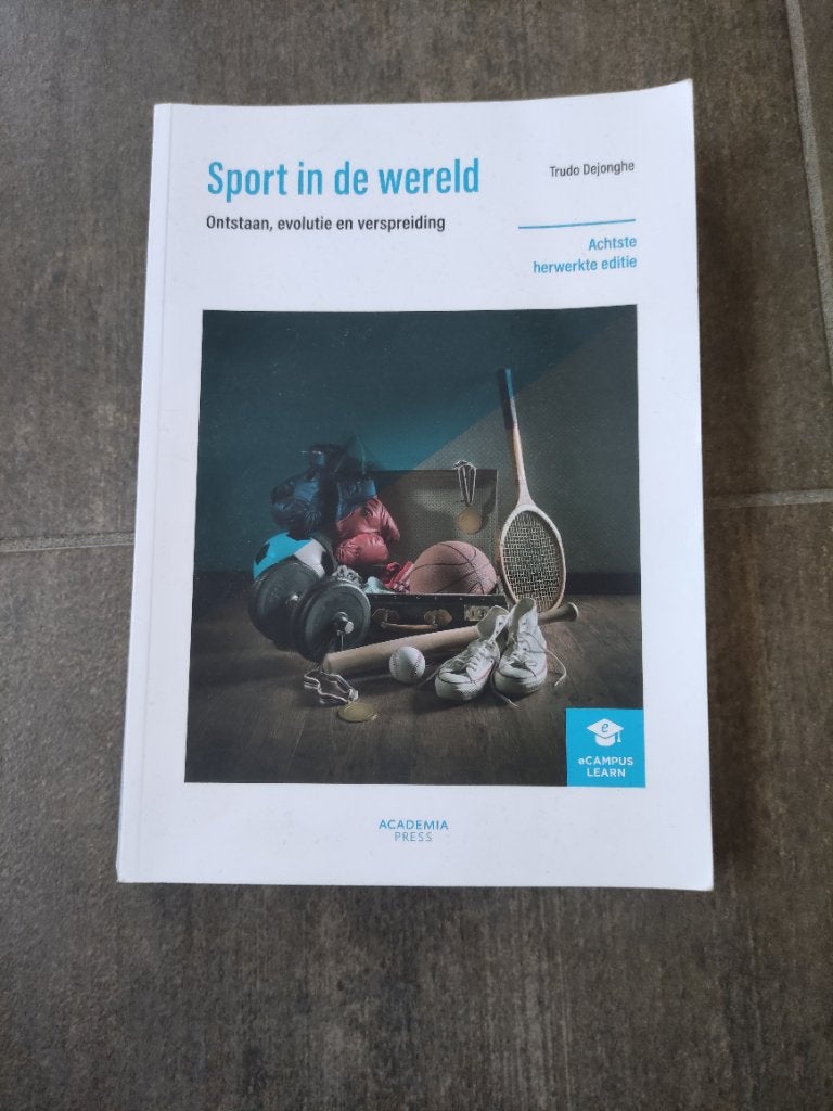 Sport in de wereld, Enlèvement ou Envoi, Gamma, Trudo dejonghe, Enseignement supérieur
