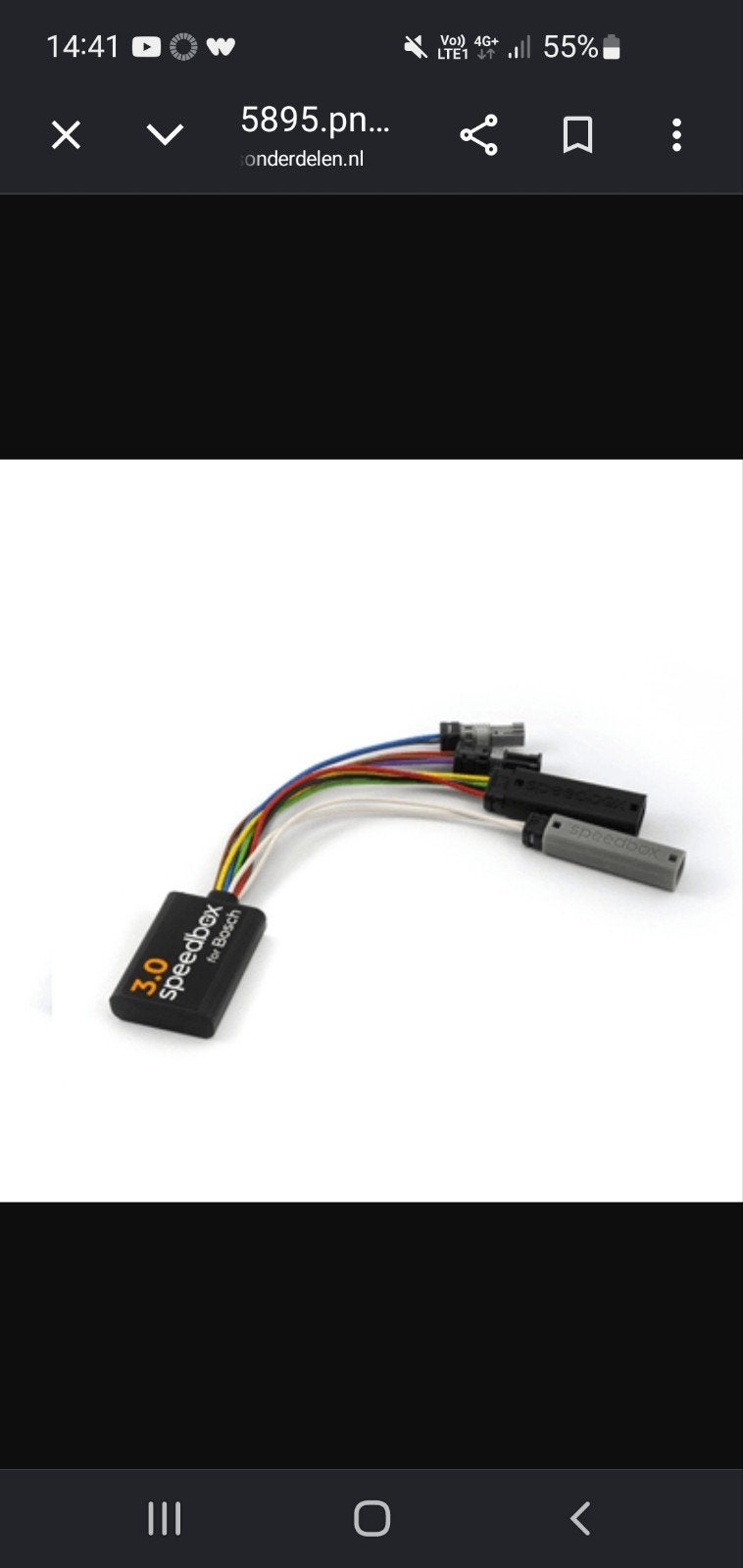 speedbox 3.0 voor bosh motor., Fietsen en Brommers, Fietsonderdelen, Verzenden, Zo goed als nieuw, Motor, Bosh speedbox