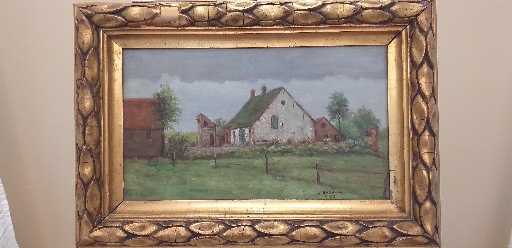 schilderij, Antiek en Kunst, Ophalen of Verzenden