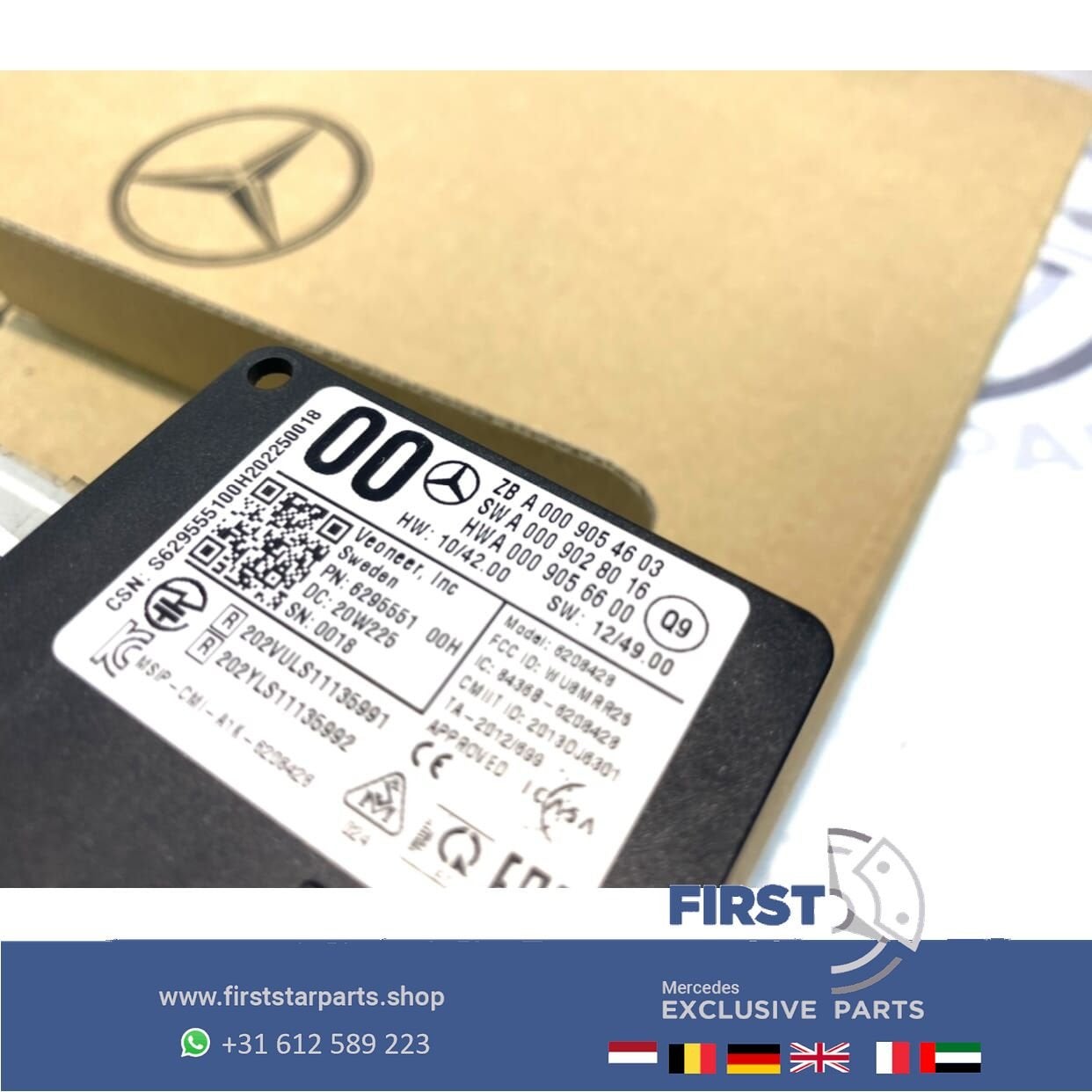 A0009054603 Afstand radar sensor Mercedes A B CLA CLS E GLA, Utilisé, -, -, Enlèvement ou Envoi
