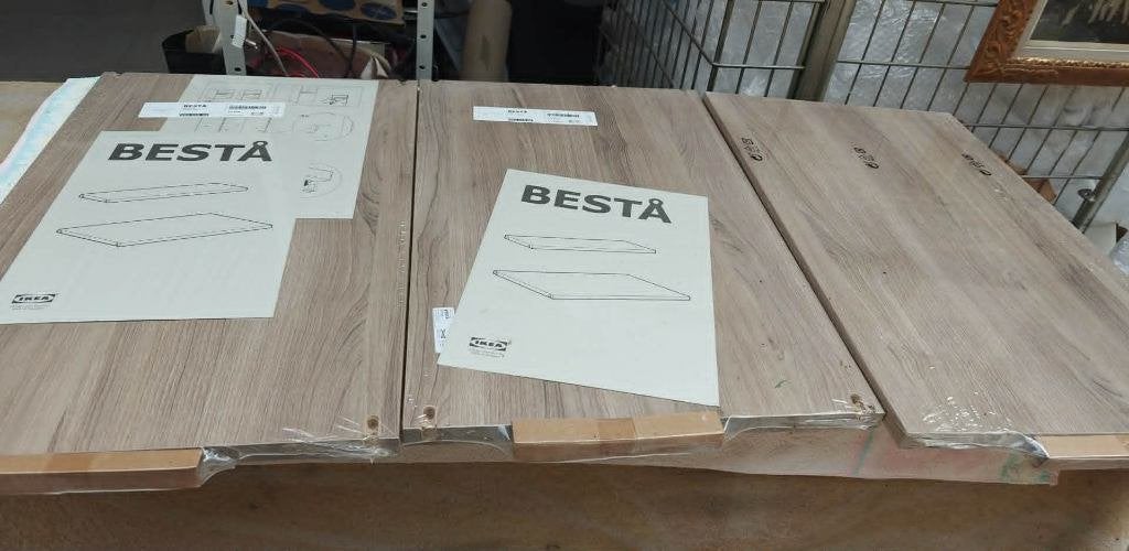 leggers plank Ikea kast Besta 56 x 36 cm eiken, Huis en Inrichting, Kasten |Televisiemeubels, Ophalen of Verzenden, Nieuw, Eikenhout
