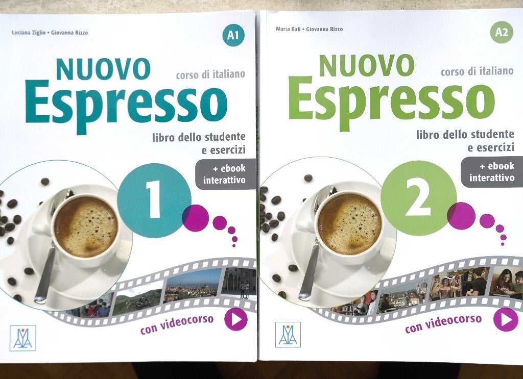 Nuovo Espresso 1 en 2 italiaans, Boeken, Ophalen of Verzenden, Zo goed als nieuw