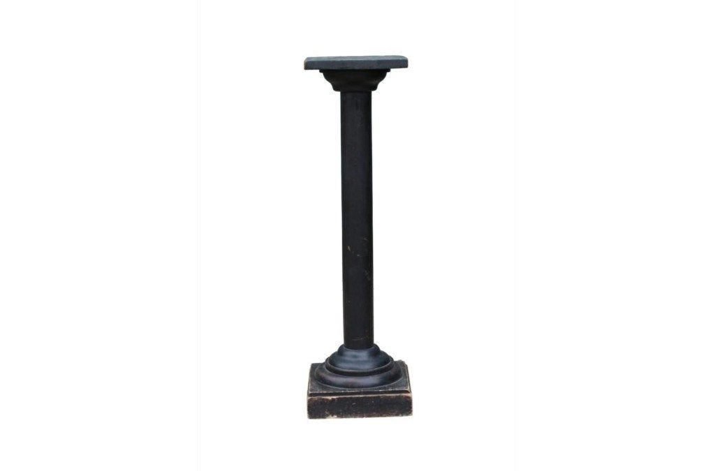 Base française patinée noire vers 1880, Enlèvement, Noir
