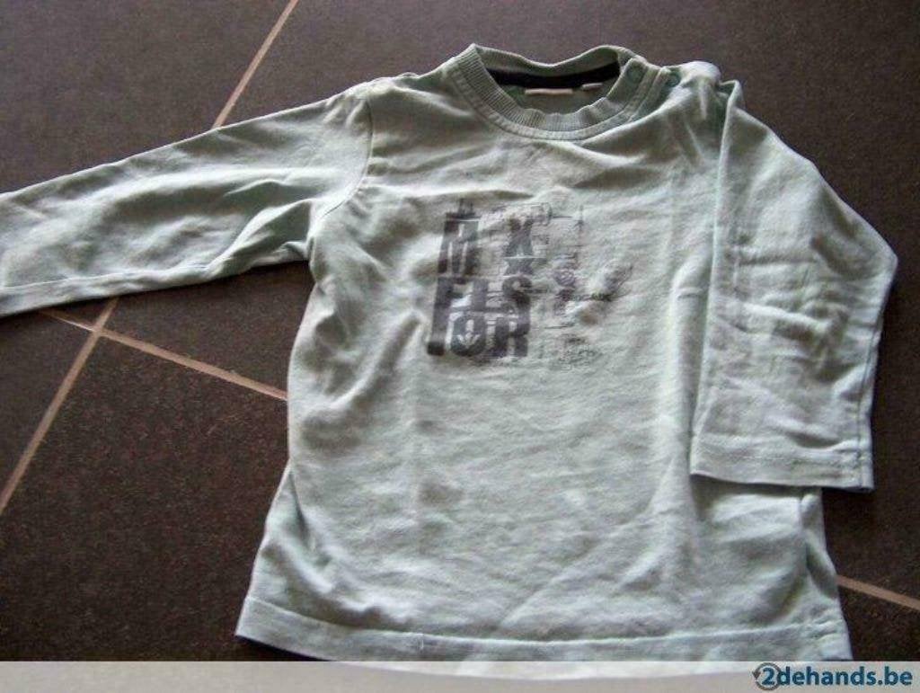 groene longsleeve MEXX maat 86, Kinderen en Baby's, Mexx, Gebruikt, Ophalen of Verzenden, Jongetje