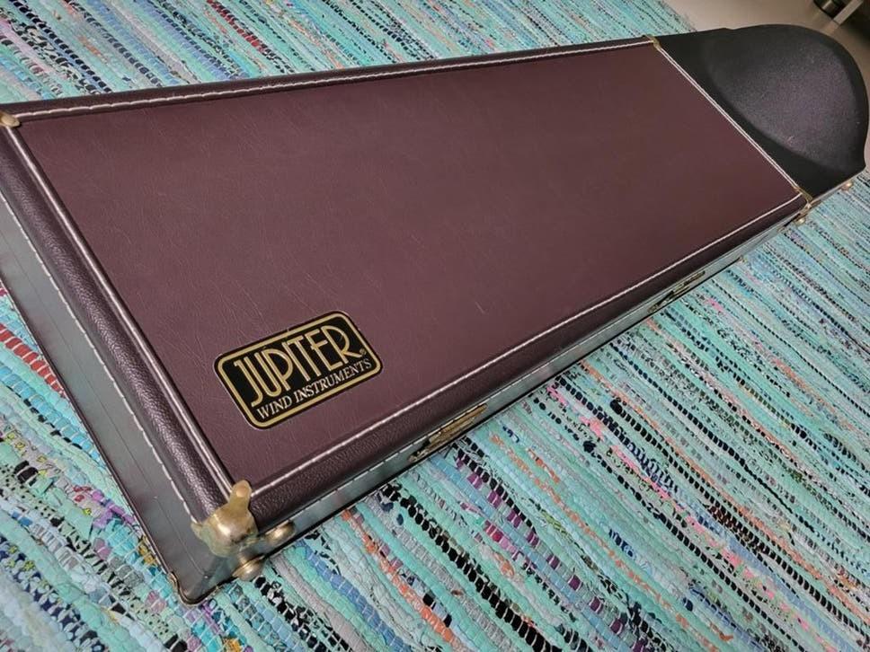 Jupiter trombone JSL-432 als nieuw, Muziek en Instrumenten, Blaasinstrumenten | Trombones, Ophalen of Verzenden, Zo goed als nieuw
