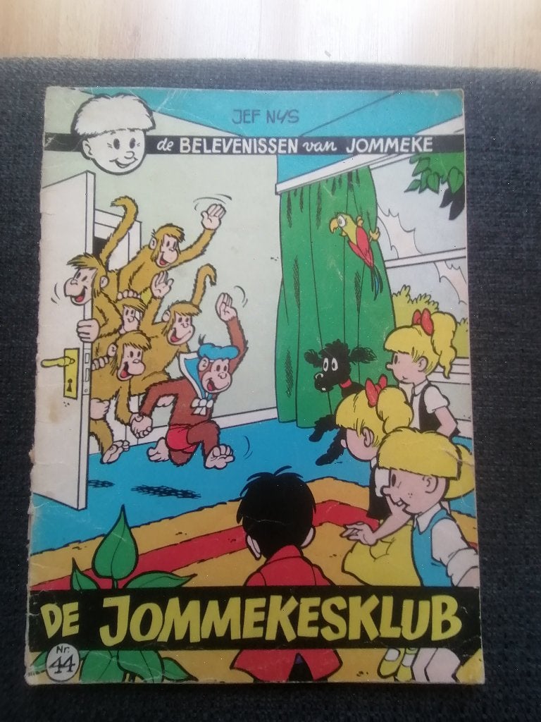 Jommeke album nr.44: De jommekesclub (aantal: 2), Boeken, Jef Nys., Meerdere stripboeken, Ophalen, Gelezen