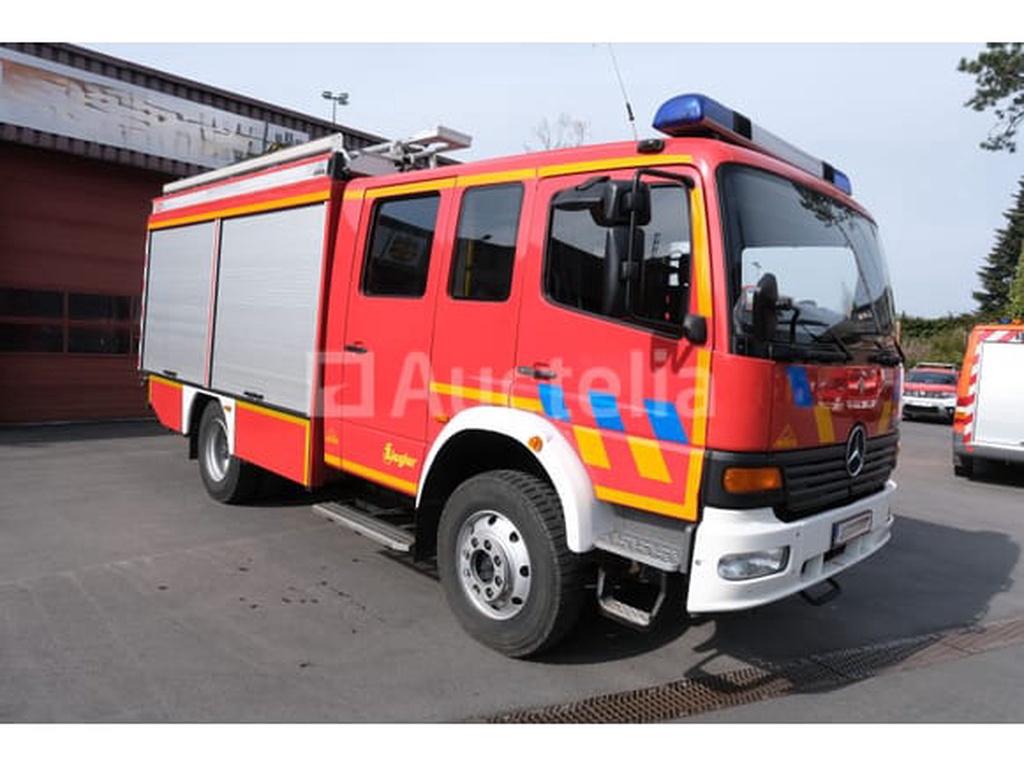 REF:1KEX237 - Mercedes-Benz Atego 1328 AF (4X4) pompbrandwee, Auto's, Overige brandstoffen, Mercedes-Benz, Bedrijf, Te koop