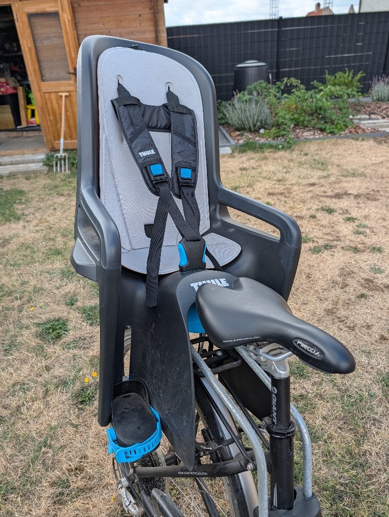 Fietsstoel Thule, Fietsen en Brommers, Fietsaccessoires | Fietsstoeltjes, Ophalen, Achterzitje, 0 t/m 18 kg, Thule