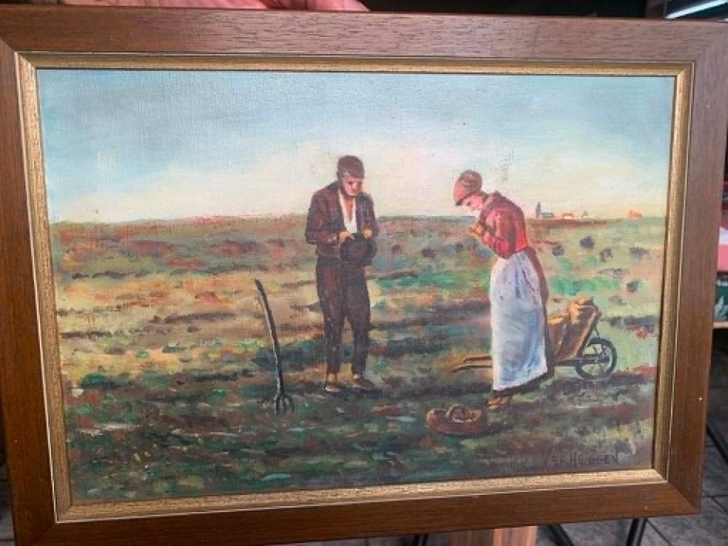 2  schilderijtjes, Antiek en Kunst, Ophalen of Verzenden