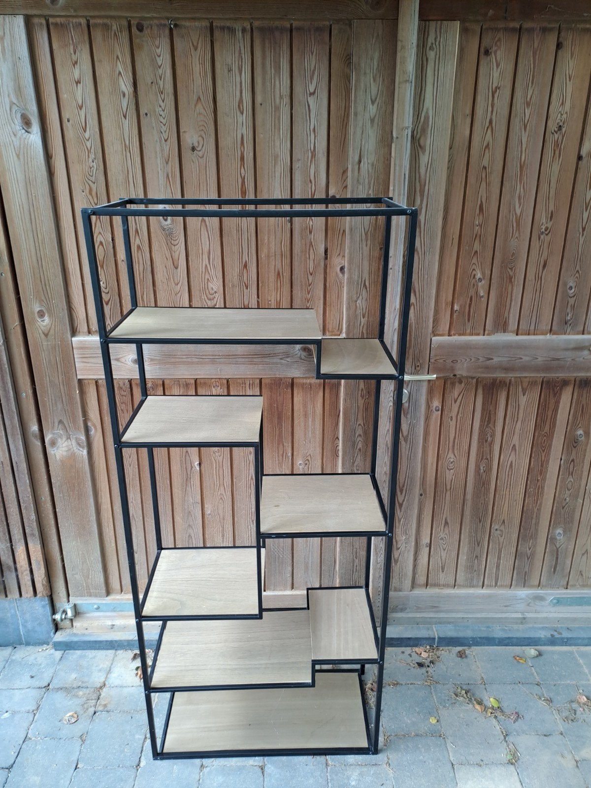 leuk rekje in metaal en hout, Huis en Inrichting, Ophalen, Gebruikt