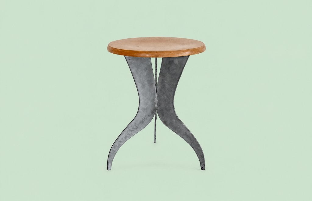 Design Bijzettafel Tafeltje Postmodern 1980 - Memphis stijl, Antiek en Kunst, Ophalen, Metaal