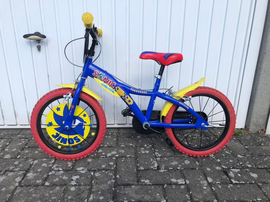 Sonic kinderfiets 16 inch 5-7 jaar, Ophalen, Zo goed als nieuw