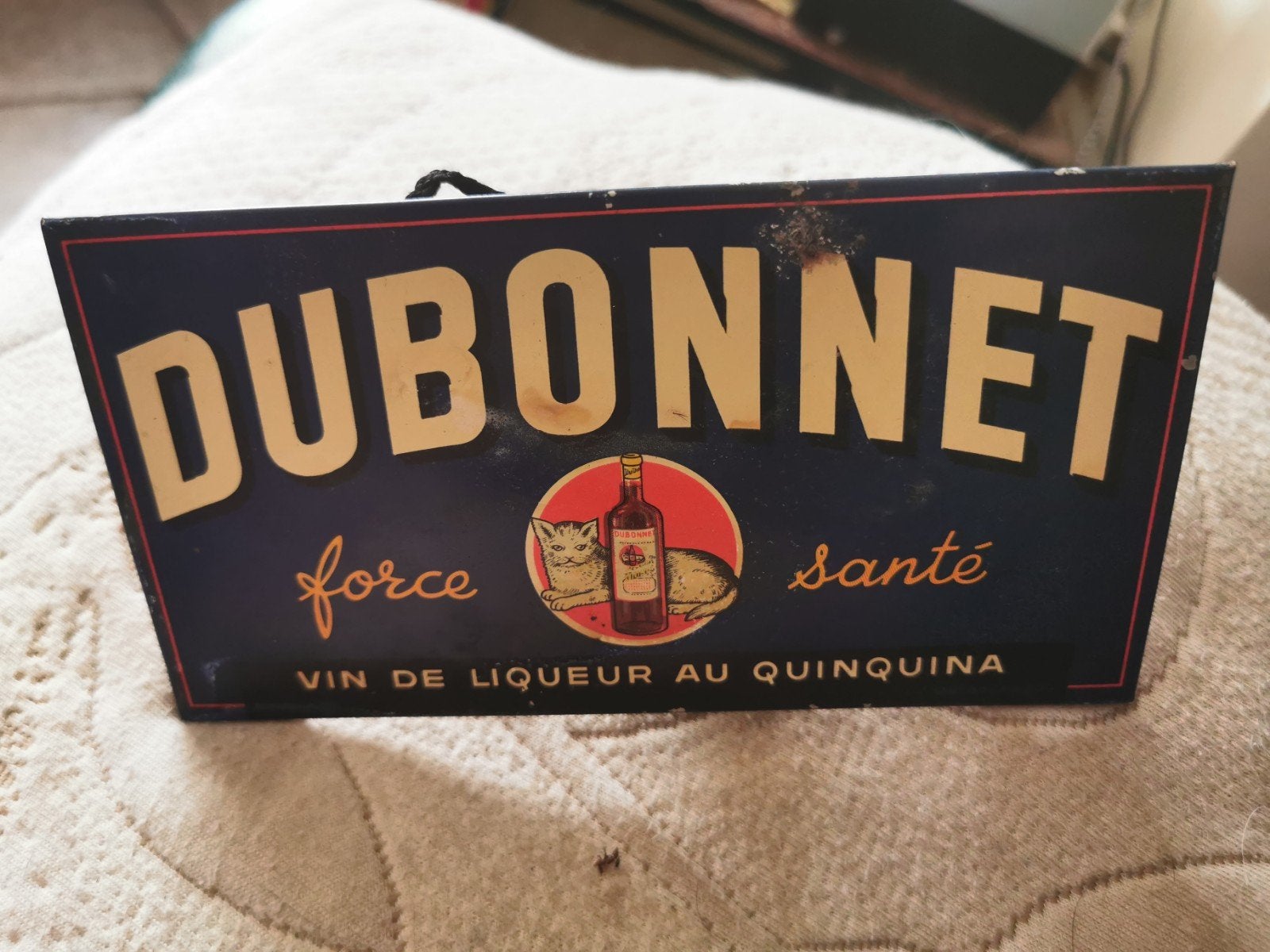 dubonnet tôle lithographiee, Collections, Marques & Objets publicitaires, Envoi