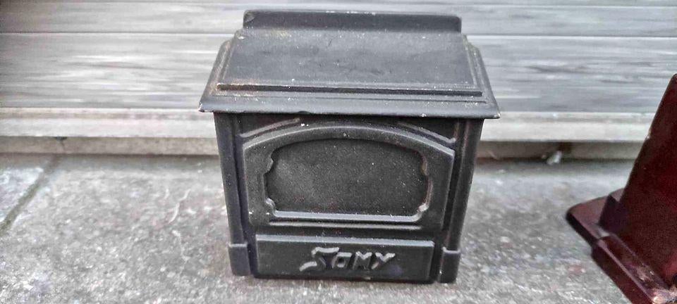 Tirelire en fonte poêle sony, Verzamelen, Ophalen of Verzenden