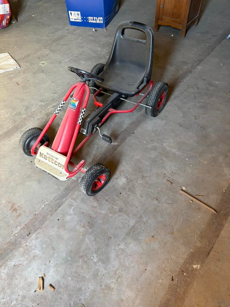 Gocart kettler, Kinderen en Baby's, Speelgoed | Buiten | Voertuigen en Loopfietsen, Ophalen, Gebruikt, Trapvoertuig
