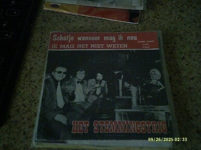 Het Stemmingstrio ‎– Schatje Wanneer Mag Ik Nou, CD & DVD, Enlèvement ou Envoi, Comme neuf, Pop, Autres types