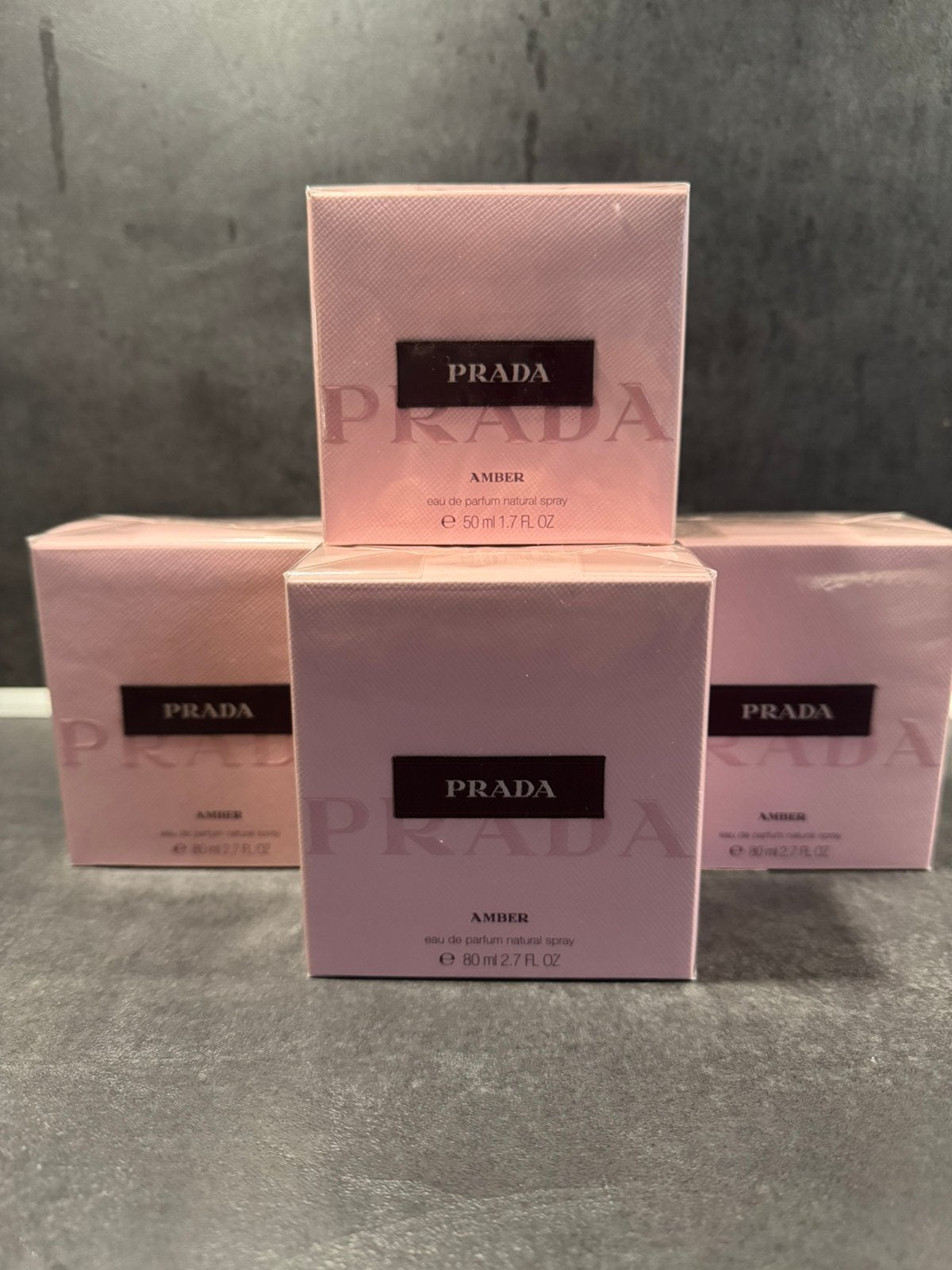 PRADA AMBER EDP 80ml+50ml, Neuf ,DISCONTINUÉ,RARE, Envoi, Neuf