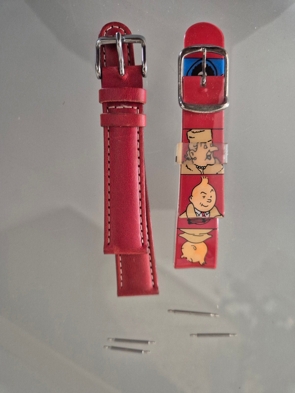 Bracelet de montre Tintin, Enlèvement ou Envoi, Cuir