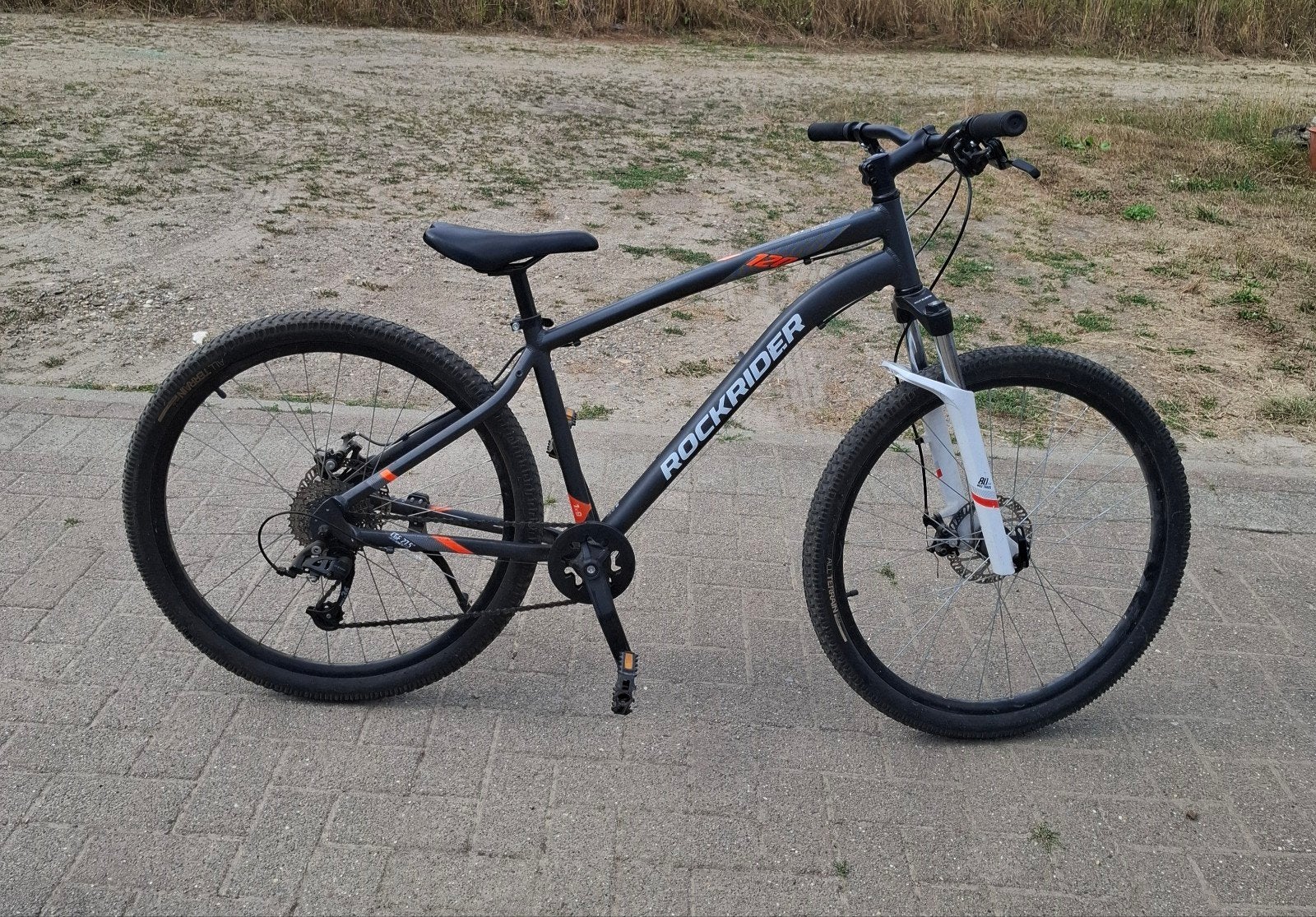 Rockrider st120 mountainbike 27.5 inch, Fietsen en Brommers, Hardtail, Heren, Zo goed als nieuw, Schijfrem