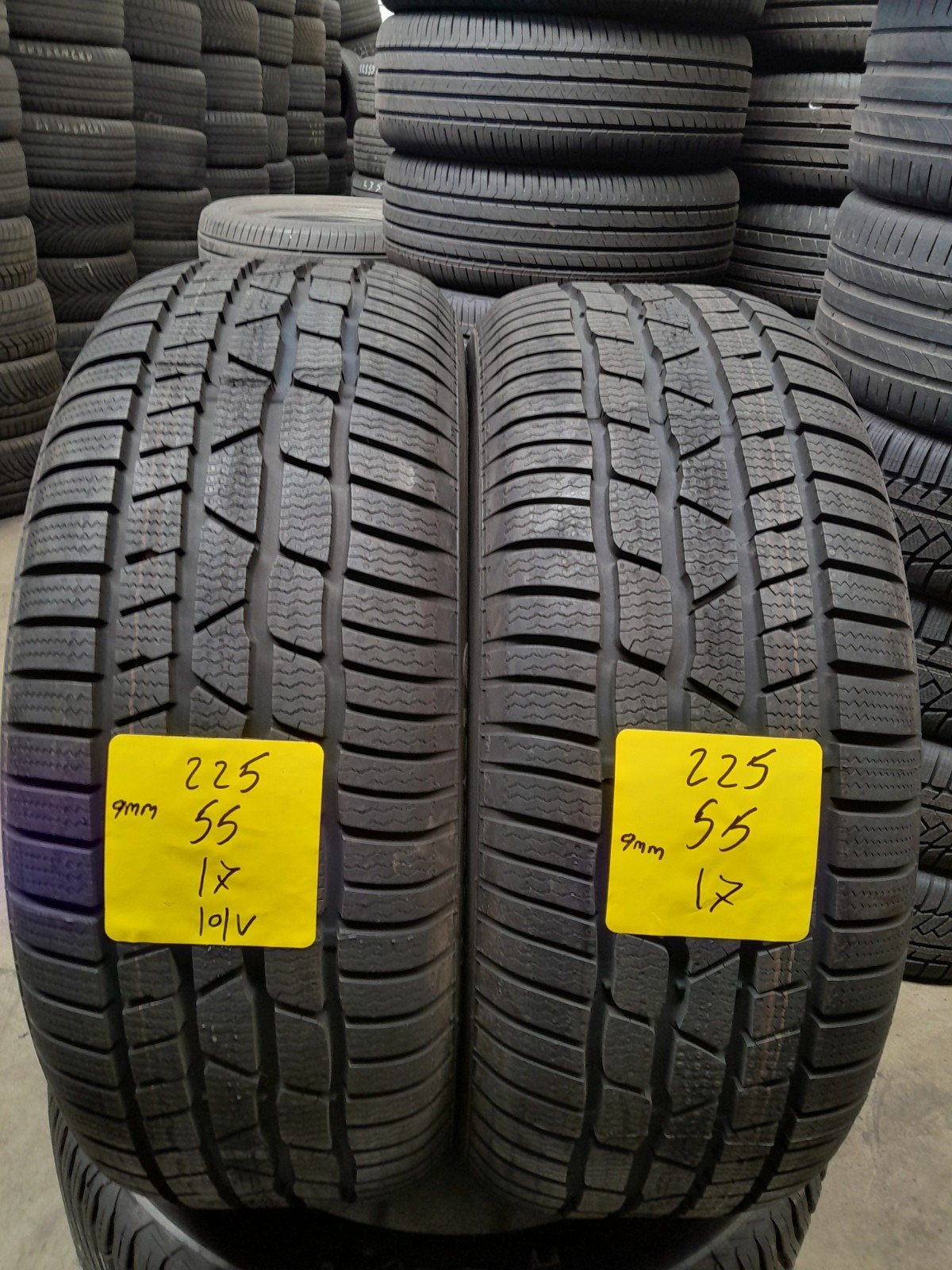 225/55/17 2255517 225/55r17 Démo hivernale 9mm, Enlèvement