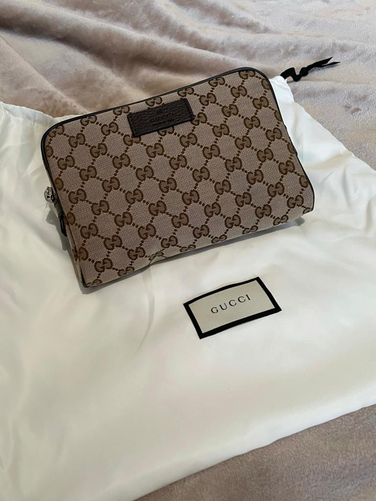 Saccoche Gucci GG Banane, Handtassen en Accessoires, Tassen | Schoudertassen, Ophalen, Zo goed als nieuw, Beige