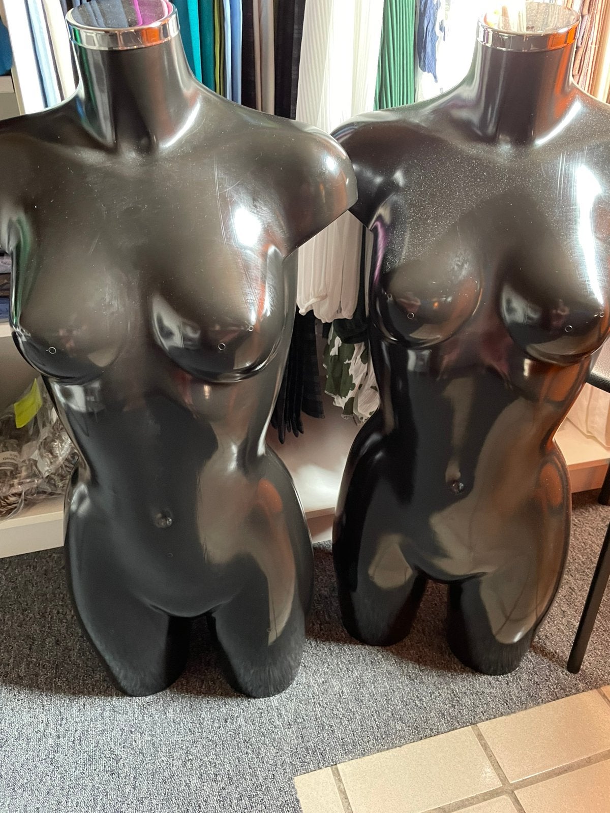 Dames paspoppen, Ophalen, Zo goed als nieuw, Zwart, Set