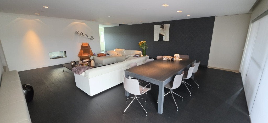 Zithoek + eetplaats + 2 losse salontafels, Maison & Meubles, Enlèvement, Comme neuf, Bois