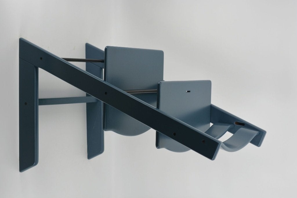 Stokke Trip Trap Fjord Blue — chaise Trip Trap, Envoi, Utilisé, Chaise évolutive, Coulissant